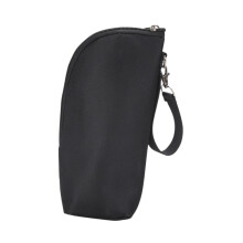 Bottle Bag, Insulated Breastmilk Cooler for Nursing Mom, Portable Carrier, Black, Fits Most Bottles, Ideal for Car Use