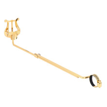 Alloy Flute Music Sheet Holder Clip for Performance, Gold