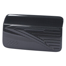 Tankdeckel-Abdeckung für Triton L200 2023-2024 ABS Carbon-Fiber-Optik