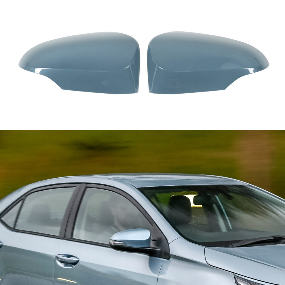 High Strength Rearview Mirror Cover Cap 87945-02420 Left/Right Light/Blue 3741346383866