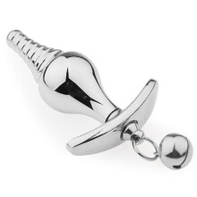 Metal Stainless Steel Butt Plug for Couples | Beginner Anal Trainer, 4-Inch, Smooth, Durable Adult Sex Toy
