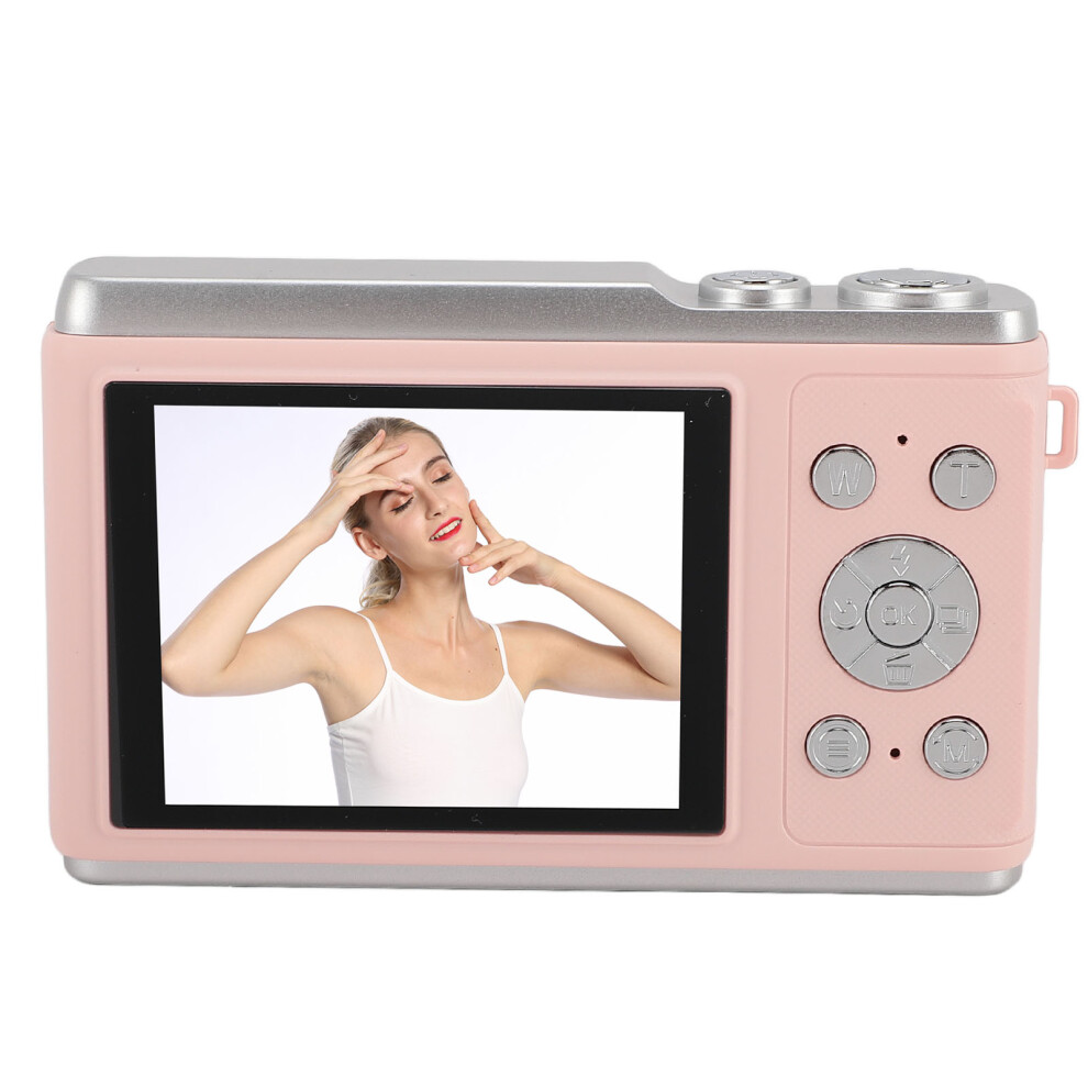 50Mp 4K Vlogging Camera - 2.8" Screen, 16X Zoom, Pink 7651346384670