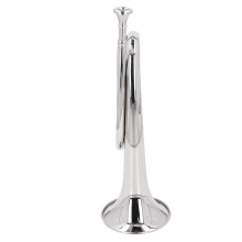 Versatile Silver Brass Bugle 11cm Diameter for New Musicians