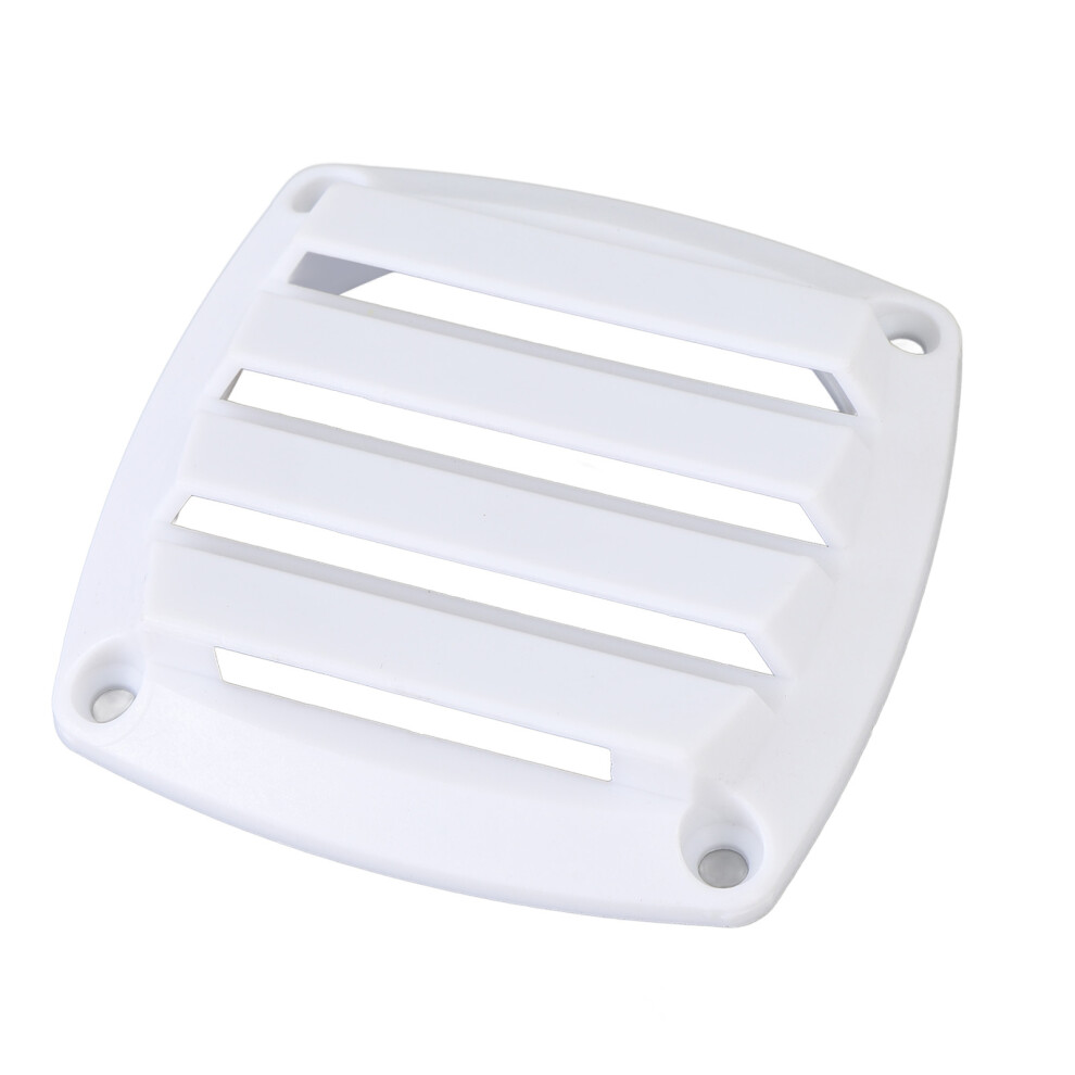 3In Louvered Plastic Thru Vent For Boat Rv Airflow Easy Installation White 8411346385669