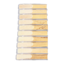 10 Stück Tenor-Saxophon-Blätter, Stärke 2,5, Tonart Bb, 7,9x1,7x0,4 cm