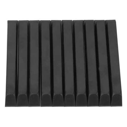 10 Pcs Black Matte ABS Piano Keys Replacement for Maintenance 2