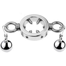 Stainless Steel Penis Binding Ring, 40mm Size, Durable Erotic Sex Toy for Enhanced Pleasure and Performance