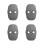 Door Lock Decoration Covers Replacement for 7
