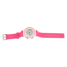 Outdoor Teenager Digital Sports Watch 50m Water-Resistant Rose Red