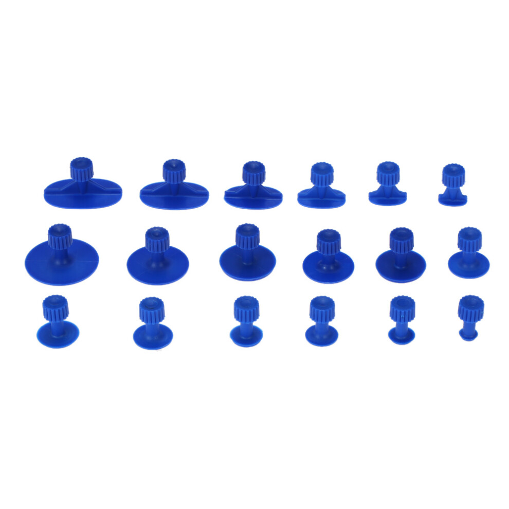 18Pcs Dent Puller Tabs Car Auto Body Dent Blue 8320539857459