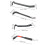 4 Pcs Nail Puller Pry Bar Set, 45 Manganese Steel, Multi-Size 2