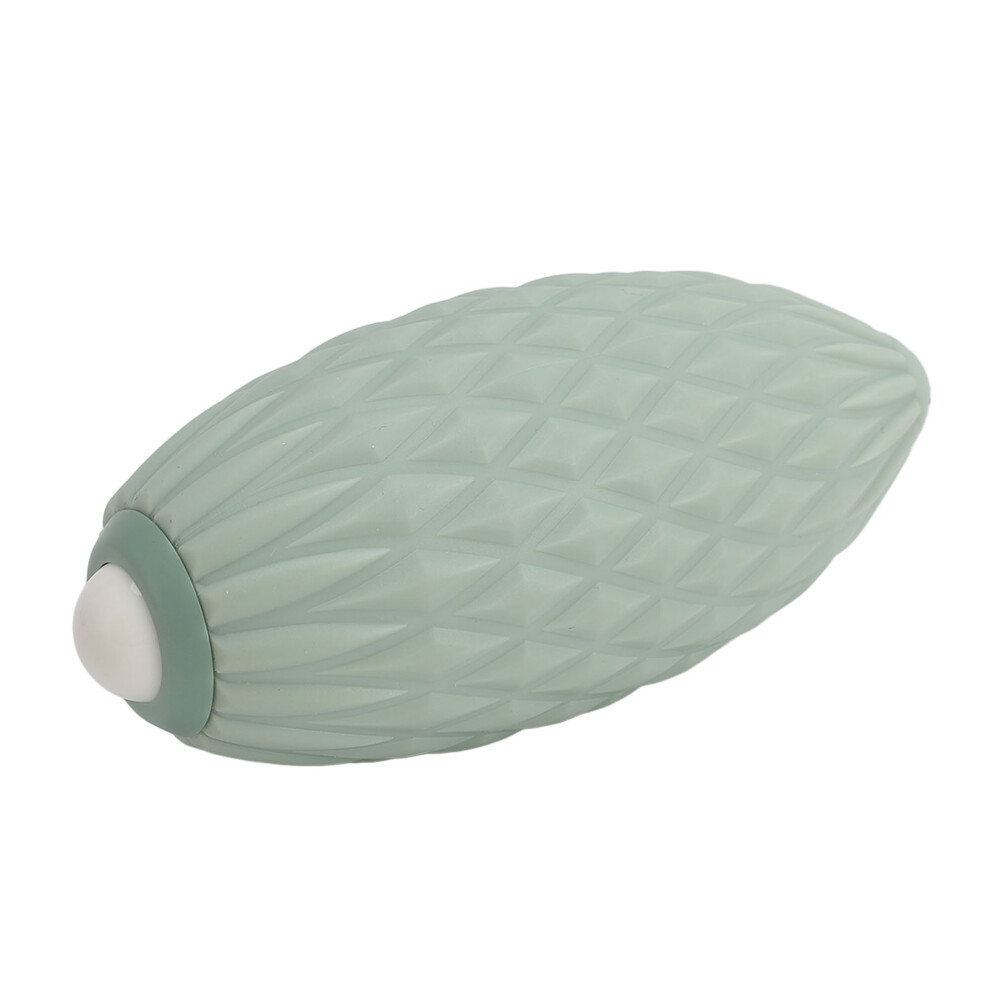 Green Manual Roller Ball Massager Ergonomic Handheld Muscle Massager
