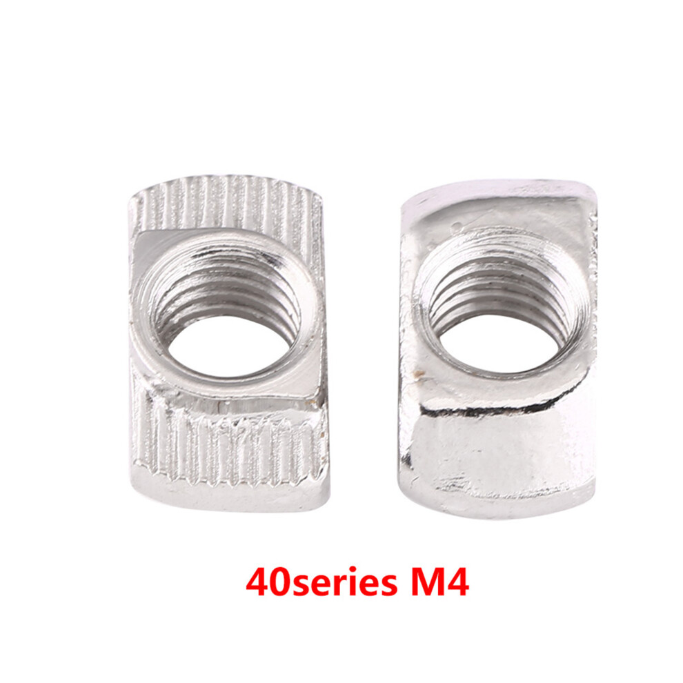 T Slot Hammer Head Nut Nickel Plated Carbon Steel