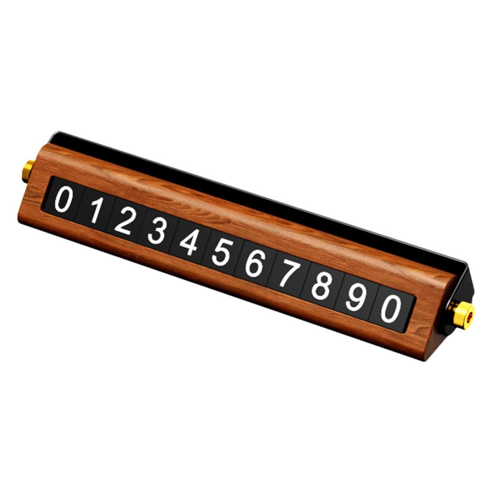 Temporary Car Parking Plate - Car Parking Card with Phone Number Sign, Interior Accessories, Durable Material, Universal Fit-image-OPC-PKBPY2T-NEW