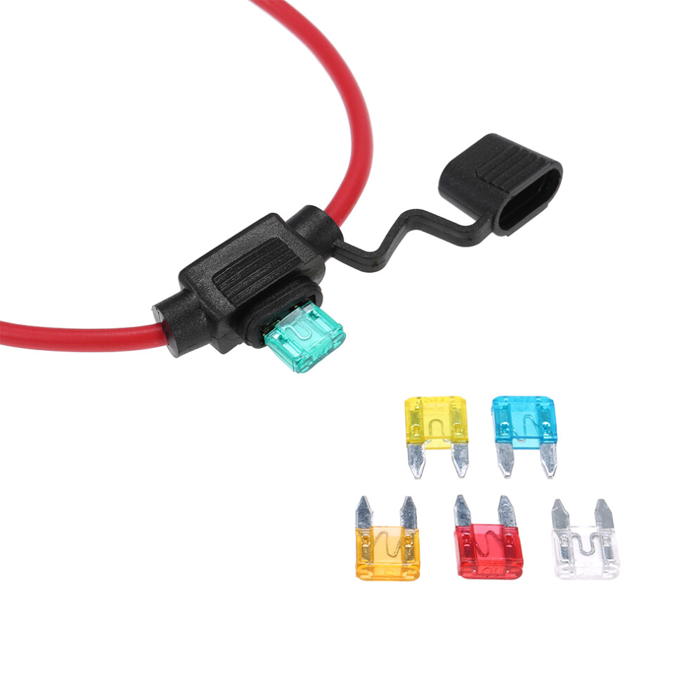 Car Automotive In-Line Mini Blade Holder 12V 30A 8320539858050