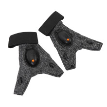 Wiederaufladbare LED Angelhandschuhe 300 mAh, Einstellbar, Nachleuchtend Grau