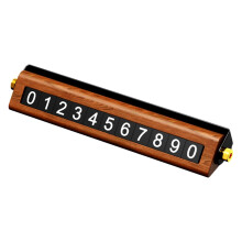 Temporary Car Parking Phone Number Plate | Luminous Car Number Sign Plate for Temporary Parking | Interior Accessories
