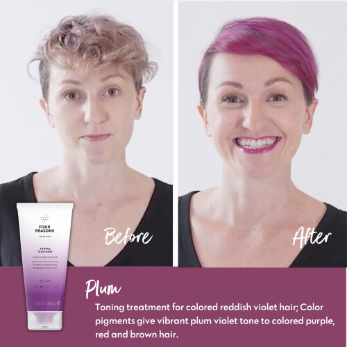 Four Reasons Color Mask - Plum - (27 Χρώματα) Θεραπεία Τόνωσης, Κοντίσιονερ Χρώματος 1