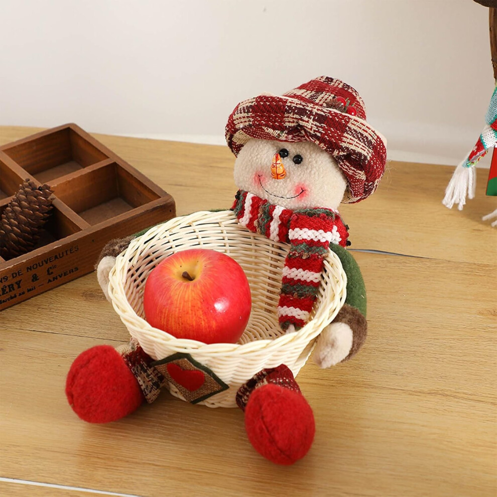 (Cc) Christmas Ornaments Sale Xmas Decorations Christmas Doll Basket Desktop Ornament Christmas Eve Basket Christmas Decoration Sugar Fruit Basket Orn