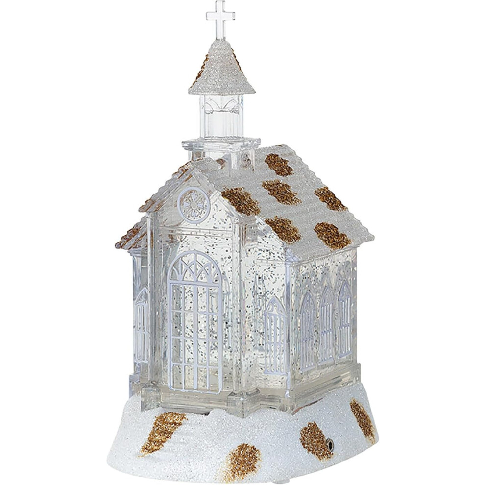 Generic Christmas Decorations Ornaments Party Gifts 250ml Crystal Church Houses Snowflakes Music Boxes Xmas Gift Decorations