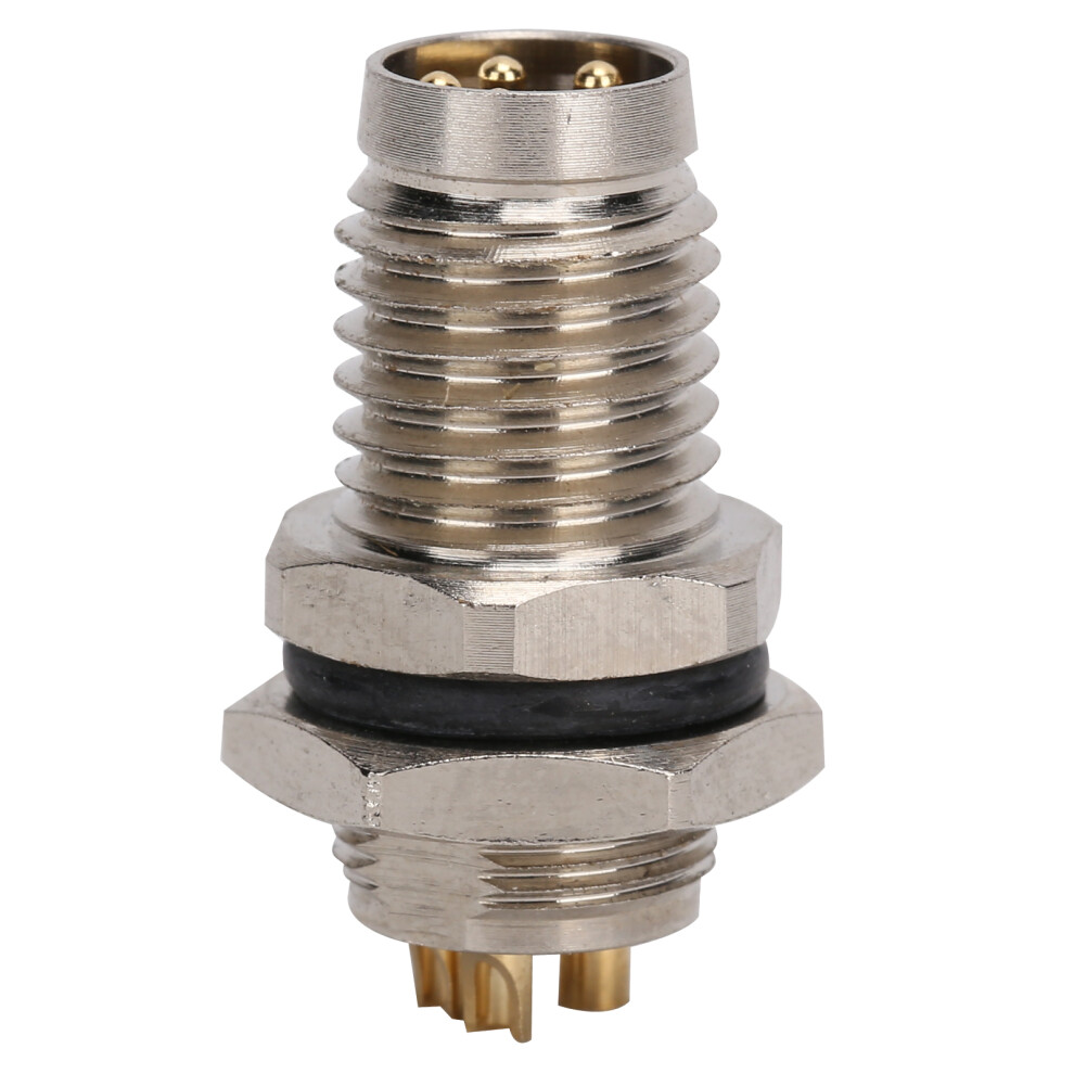 M8 Aviation 4Pin Plug Connector Metal Interface