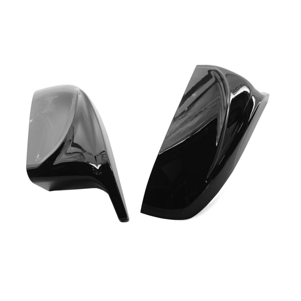 Left And Right Rear View Mirror Cap Cover Glossy Black 8320539858364