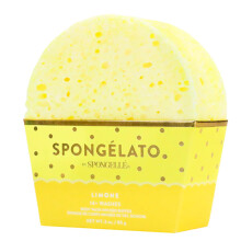 Spongelato Loofah Zluszczajacy peeling do ciala marki Spongelle | Nasycony plynem do mycia ciala | Loofah do kapieli i pod prysznic dla kobiet | 14+