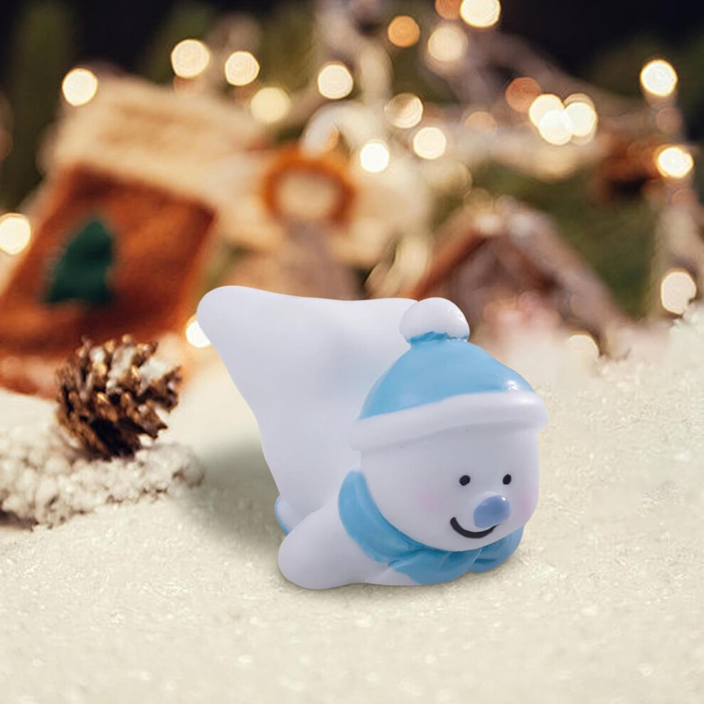 (Bb) Christmas Ornament Xmas Decoration Christmas Hanging Ornament Cute Christmas Snowman Christmas Tree Snowscape Decoration Accessories Miniature Sm