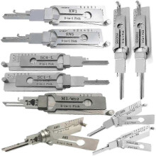 (S5003R) 2-in-1 Lishi Lock Pick Tool - For SC1/SC4/KW1/KW5/AM5/MS2 & More