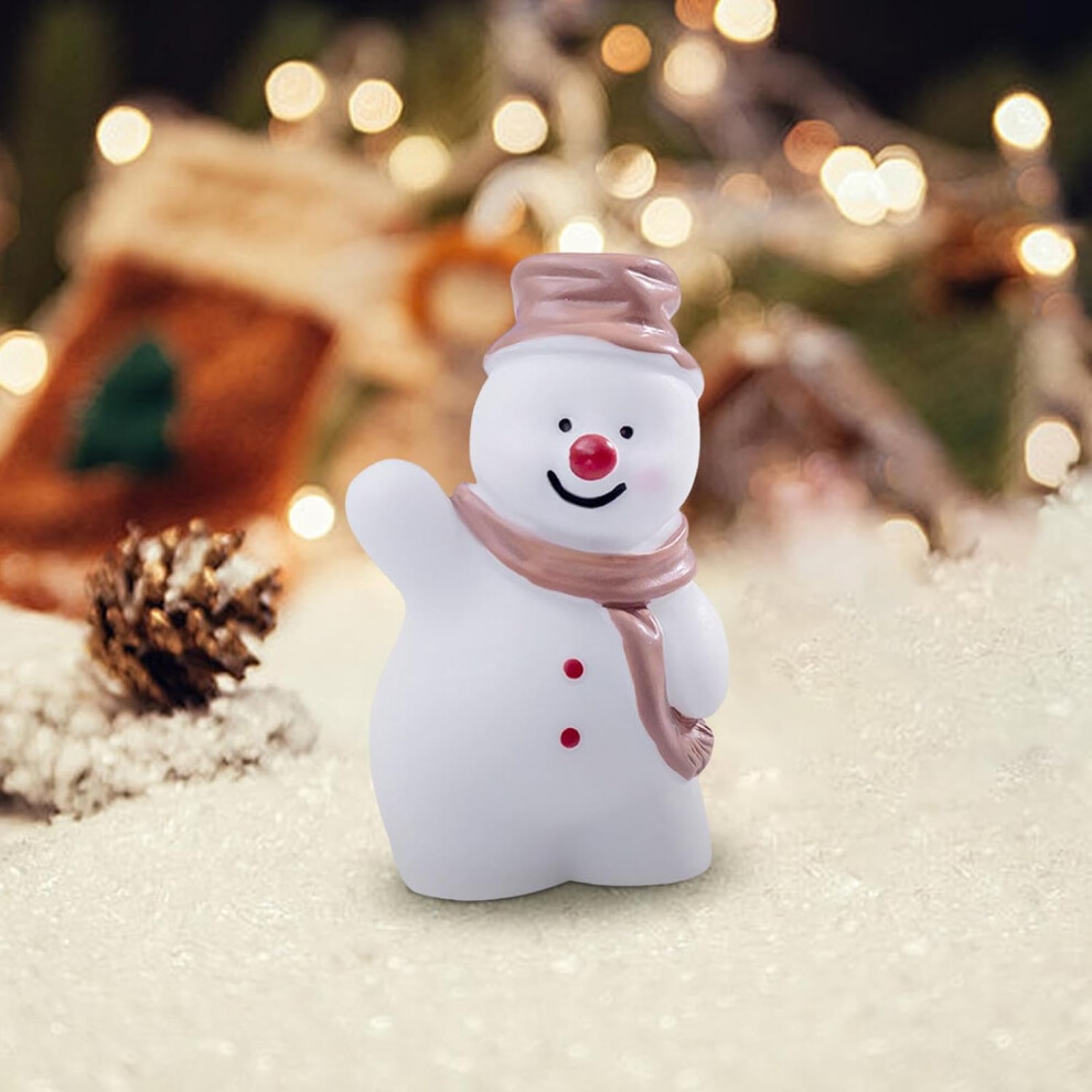 (Dd) Christmas Ornament Xmas Decoration Christmas Hanging Ornament Cute Christmas Snowman Christmas Tree Snowscape Decoration Accessories Miniature Sm