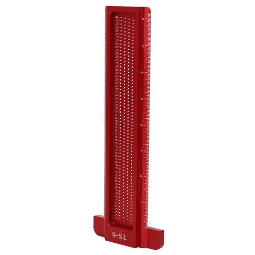 TS-8 Woodworking Hole Ruler Aluminum T shaped 1