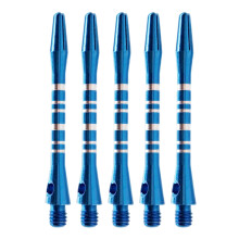 5 Pcs Dart Stems Set for Steel Tip Darts, Polished Electroplated Anti-Rust Shafts with 2BA Thread, Blue Dart Accessories