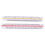 2Pcs Architectural Ruler Set, 12.5cm Plastic Mini Scale for Architects & Engineers 15