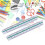 2Pcs Architectural Ruler Set, 12.5cm Plastic Mini Scale for Architects & Engineers 5