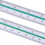 2Pcs Architectural Ruler Set, 12.5cm Plastic Mini Scale for Architects & Engineers 11