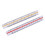 2Pcs Architectural Ruler Set, 12.5cm Plastic Mini Scale for Architects & Engineers 16
