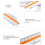 2Pcs Architectural Ruler Set, 12.5cm Plastic Mini Scale for Architects & Engineers 4
