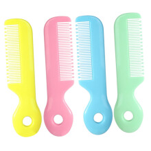4pcs Newborn Hair Grooming Safety Combs Soft Round Teeth Mini Lightweight for Boys Gentle Scalp Care