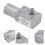 DC Motor 300mA Rated Current Worm Reducer Shaft 7