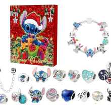 Christmas Advent Calendars DIY Charm Bracelet Set 24 Day Surprise Gift