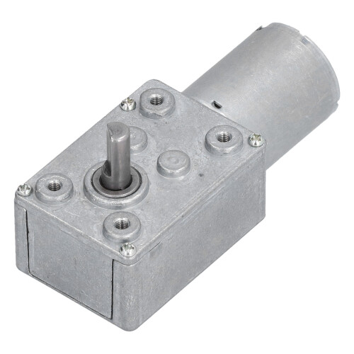 DC Motor 300mA Rated Current Worm Reducer Shaft 1
