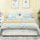 Homcom (Cream) HOMCOM King Size Bed Frame with Storage and Adjustable Headboard 1