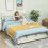 Homcom (Cream) HOMCOM King Size Bed Frame with Storage and Adjustable Headboard 8