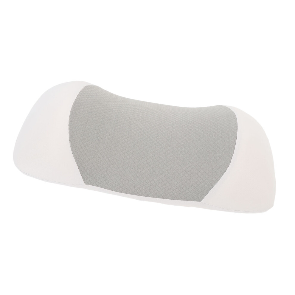 Gray Lumbar Support Pillow For Sleeping - Memory Foam 55X26x10cm