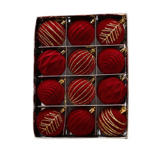 12Pcs Colorful Baubles Holiday Charm-Date red is not holl