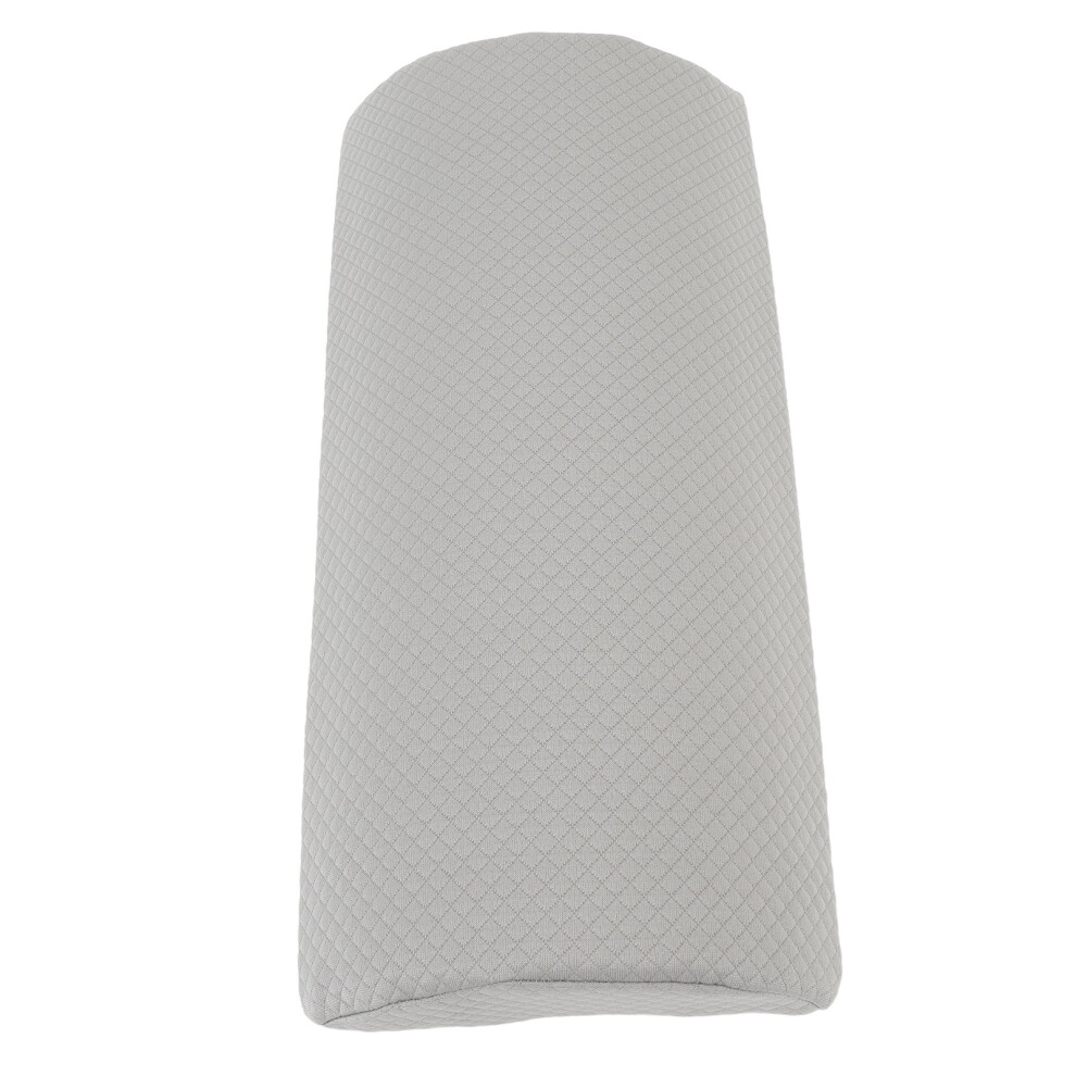 Comfortable Gray Lumbar Support Memory Foam Pillow for Bed, Office & Car