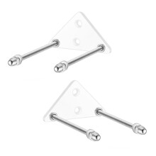 Versatile Wall Mounted Snowboards Rack for Home or Club-2 pack