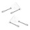 Versatile Wall Mounted Snowboards Rack for Home or Club-2 pack 1
