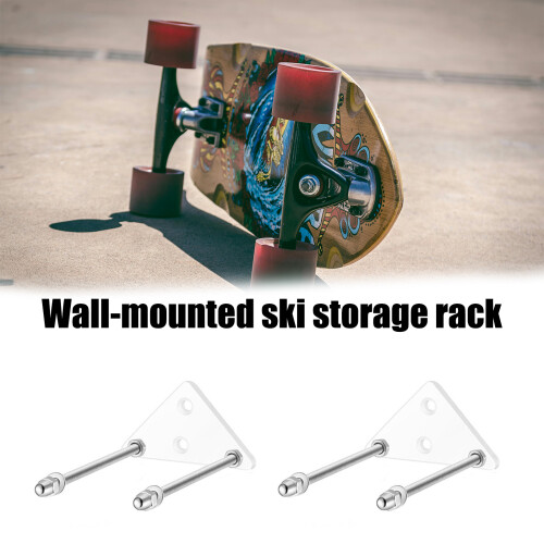 Versatile Wall Mounted Snowboards Rack for Home or Club-2 pack 1