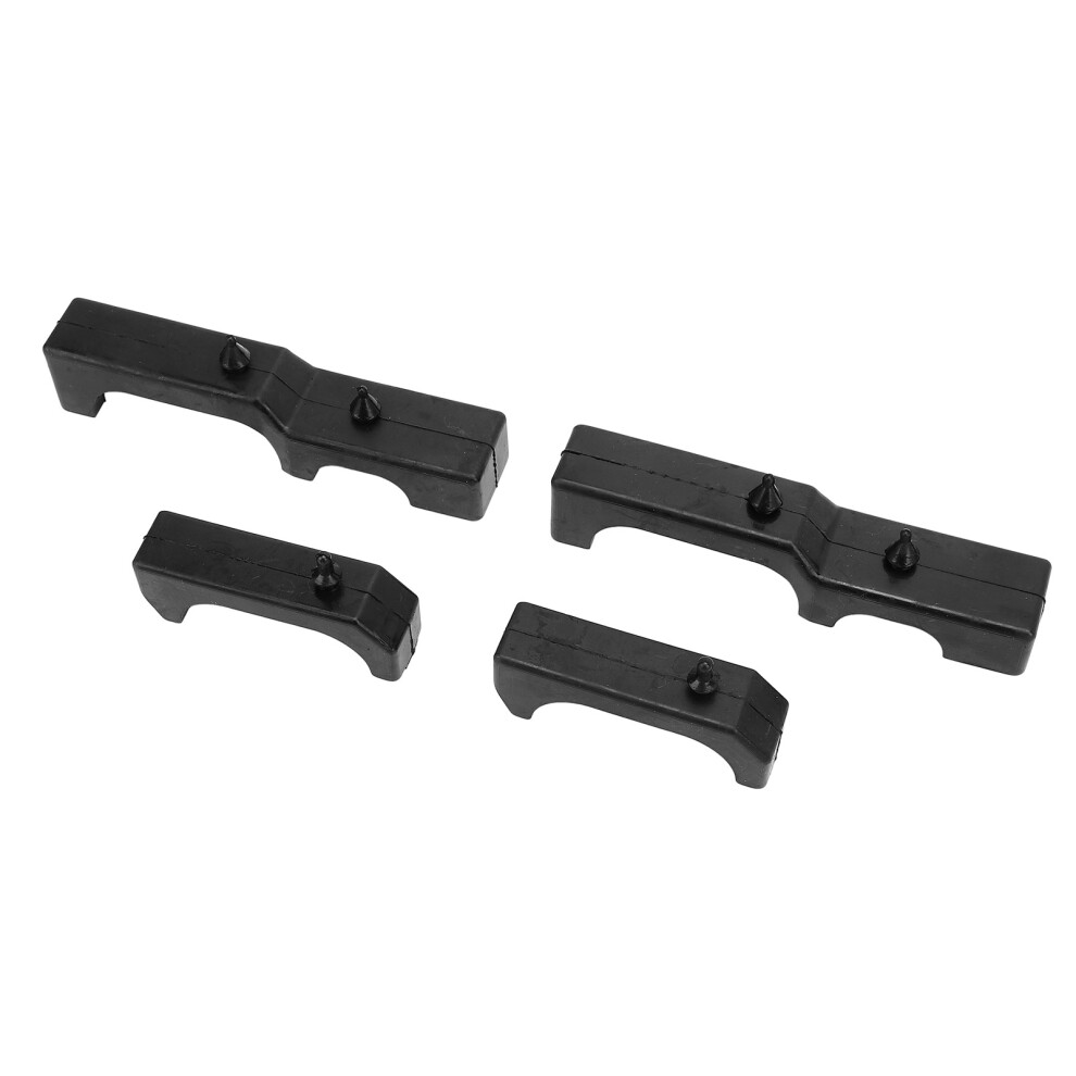 4Pcs Radiator Insulator Pads For Camaro Firebird Rubber Set 7631346394343